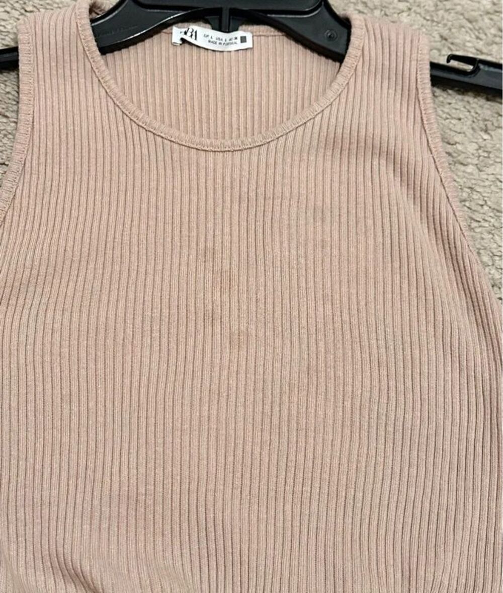 Zara Ribbed Tank Top - Picture 6 of 6